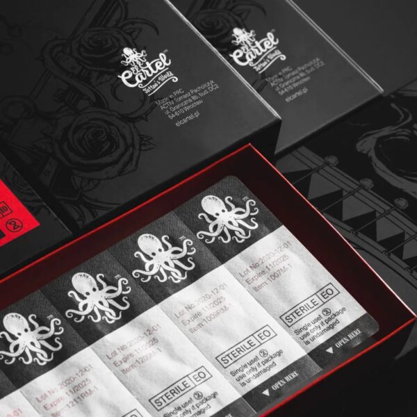 Cartucho para tatuar El Cartel TAMAÑO 3 RL 0,35 V2 - 0.18 LongTaper 10pcs.