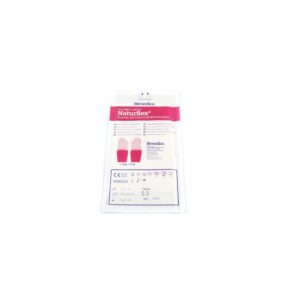  Par Guantes estériles Naturflex de látex sin polvo (talla S)