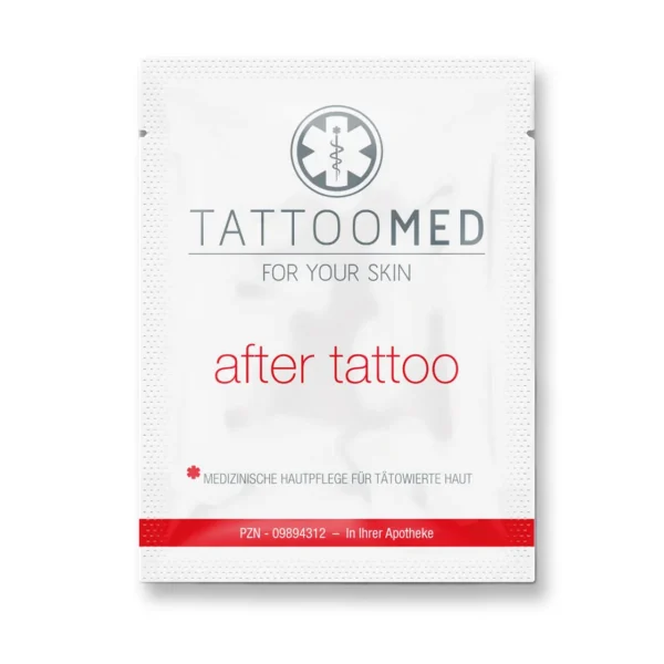 Sobre 2,5ml Crema After Tattoo curación de tatuaje y micropigmentación Tattoomed